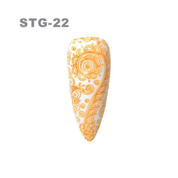 Nail Stamping Color Gel Polish