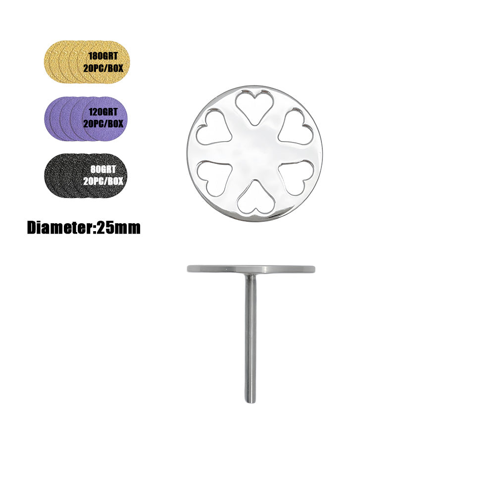 Stainless Steel Flat Disc Efile Bit Set