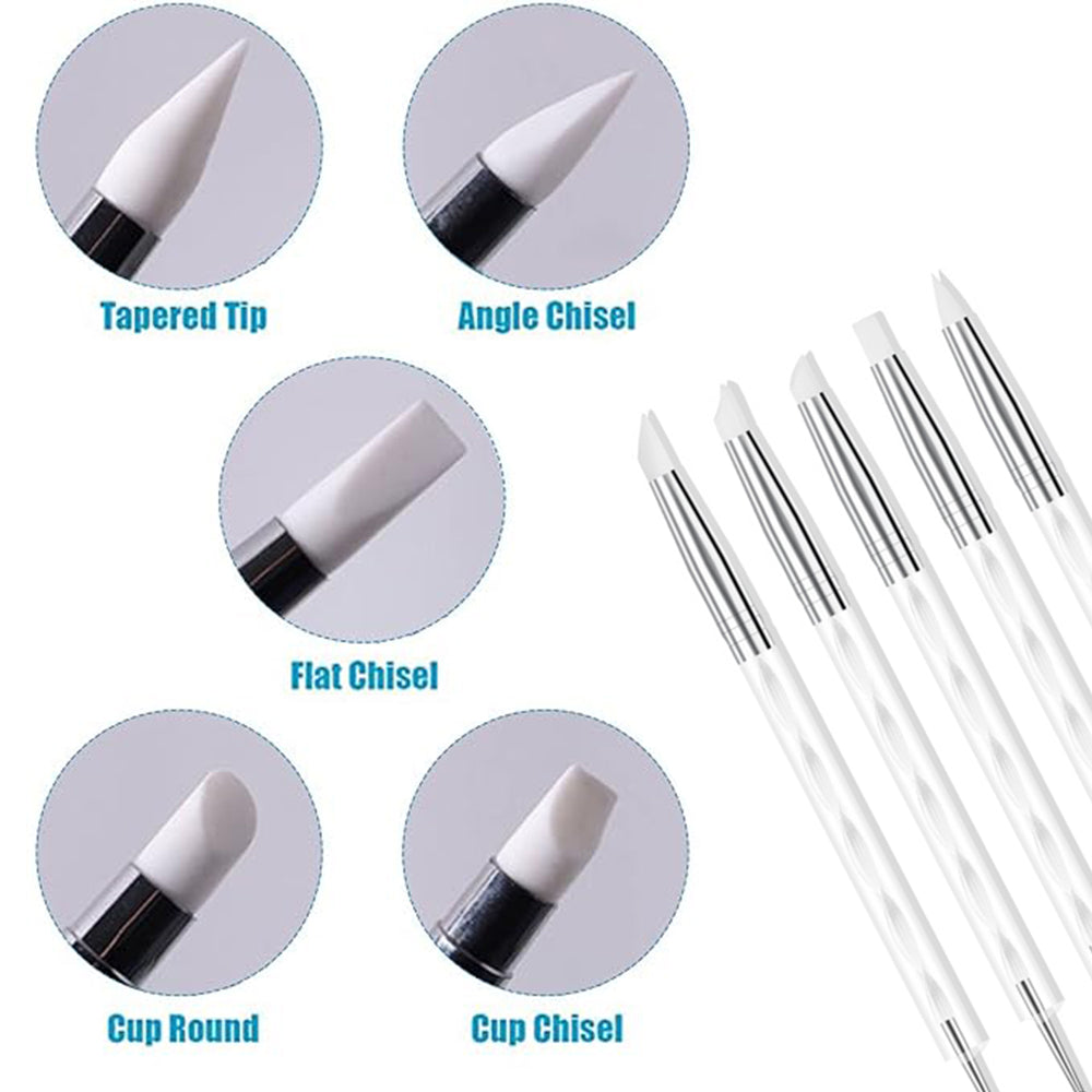 Dual-Ended Nail Art Sculpture Pen Dotting Tools