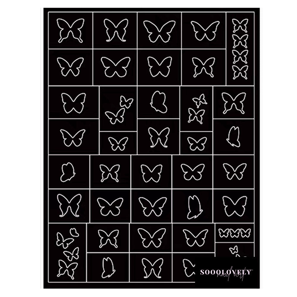 Airbrush Nail Art Stickers