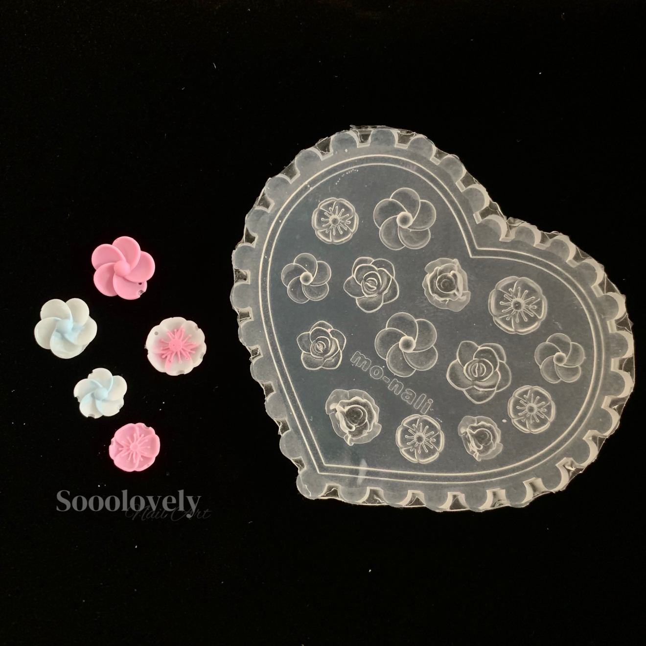 3D Nail Art Mold- Cherry Blossom