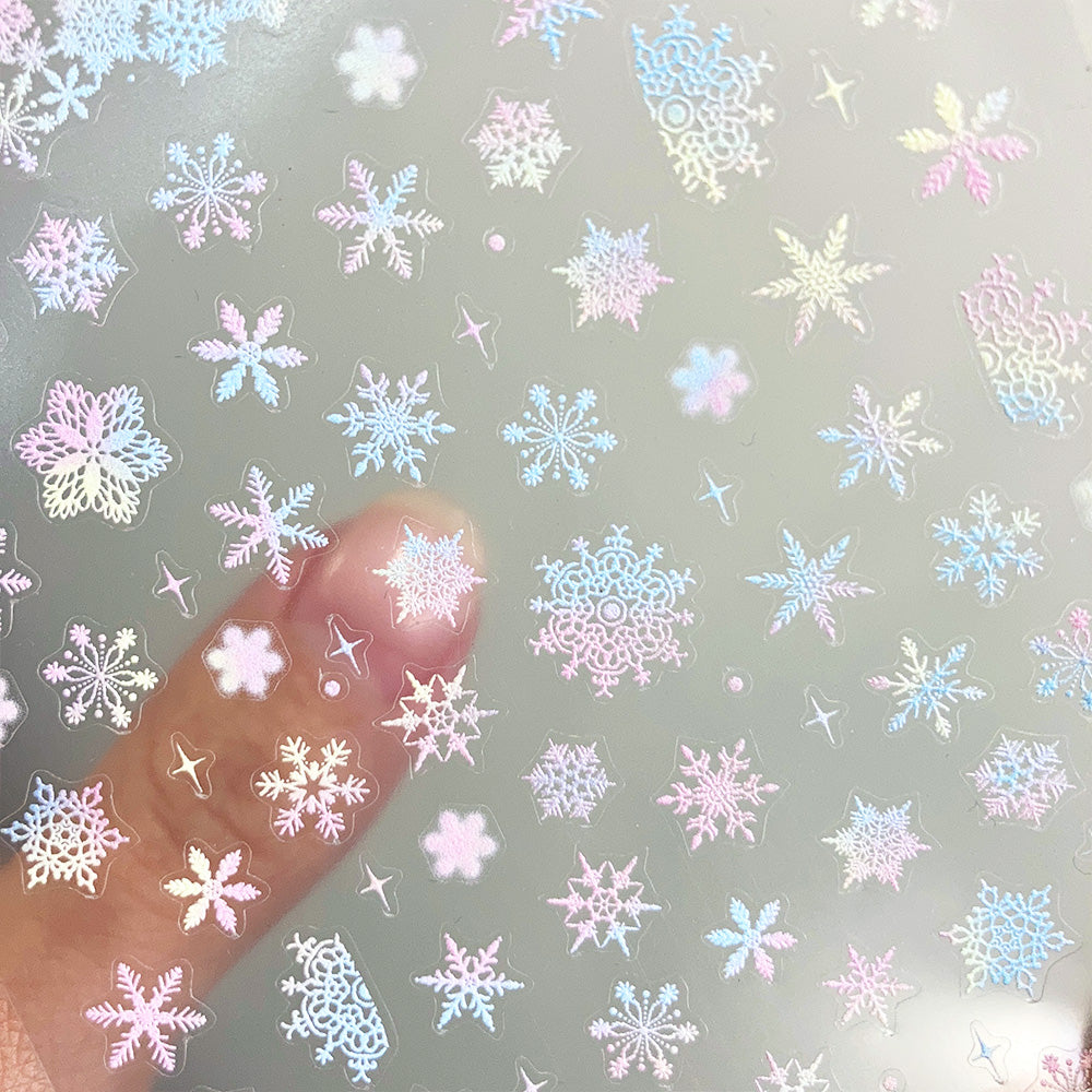 Ultra Thin Nail Sticker-Snow Winter II TO4606