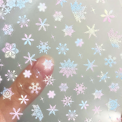 Ultra Thin Nail Sticker-Snow Winter II TO4606