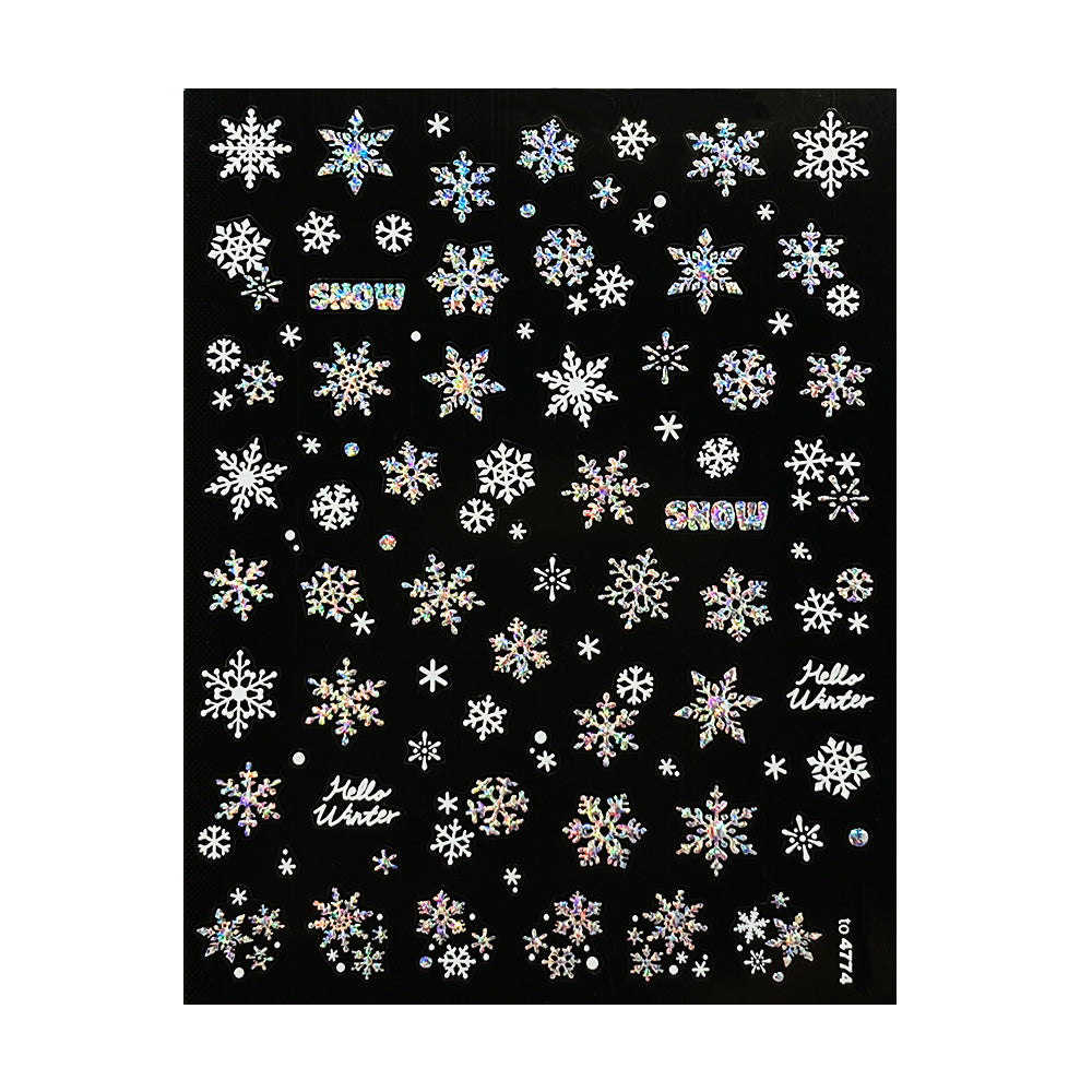 3D Nail Sticker-Fancy Snow TO4774