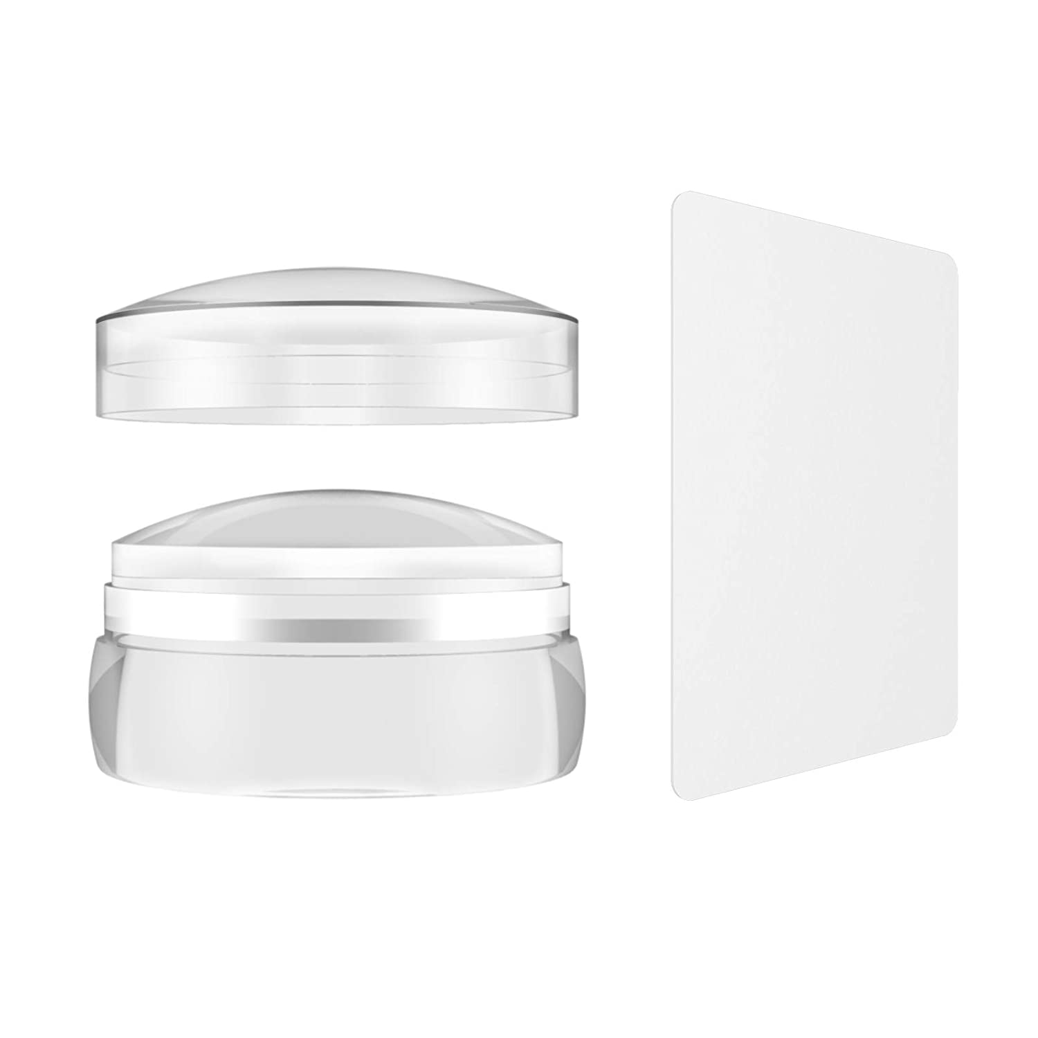 Clear Nail Stamper and Nail Scraper