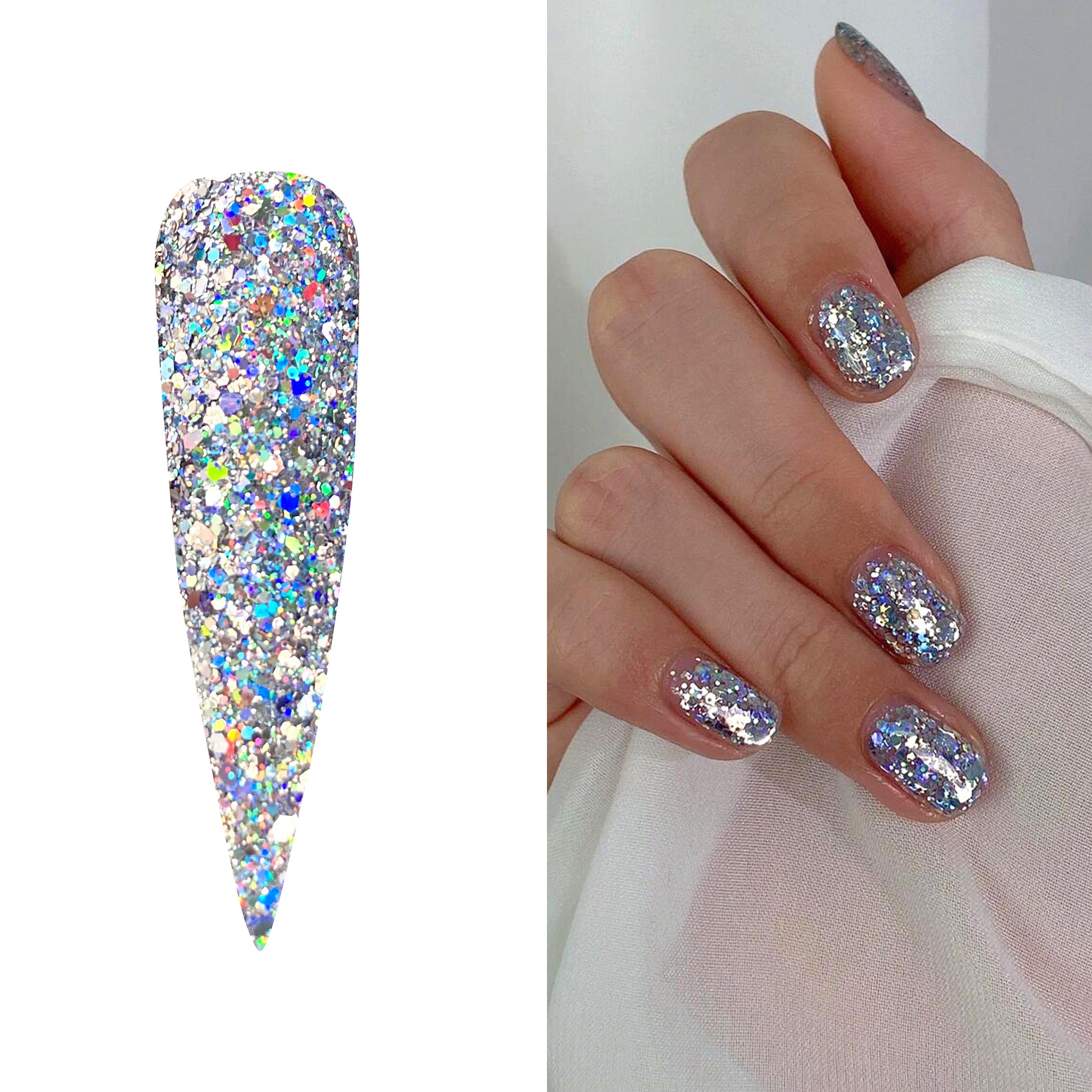 Nail Glitter-GLF01 Galaxy Holographic Glitter Flakes