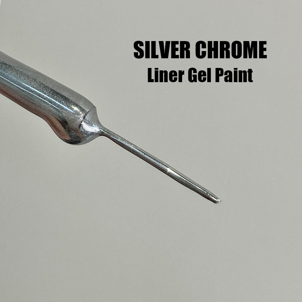 Silver Chrome Liner Gel Paint