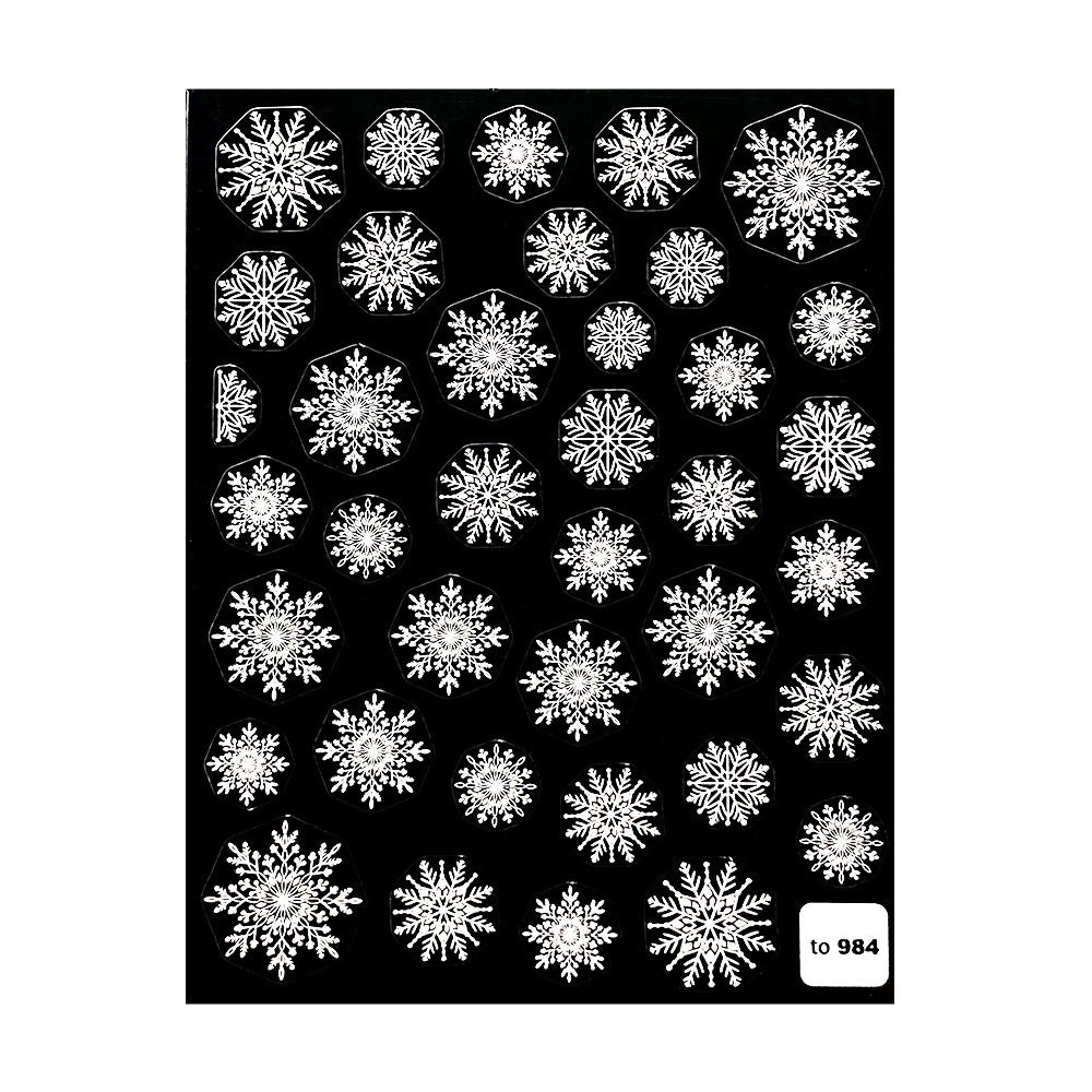 3D Nail Sticker-Snow Island TO984