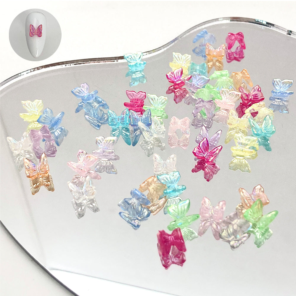 CHM0012-Nail Decorations Small Butterfly 30PC