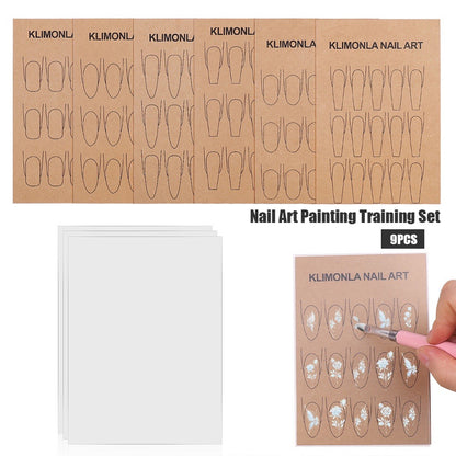 Nail Art Painting Training Set