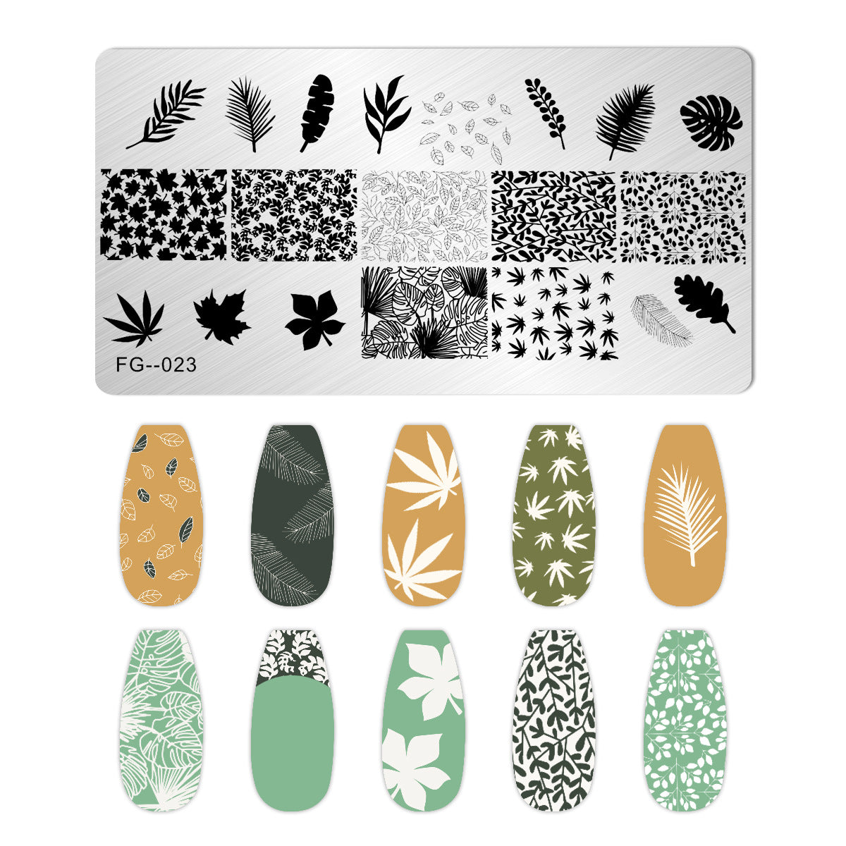 Nail Stamping Plate FG-023