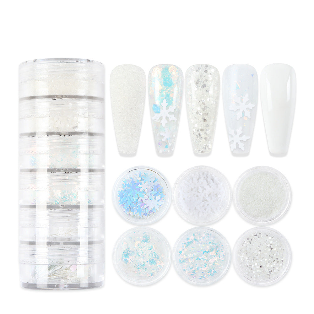 Nail Glitter Kit-01 Snowy Day