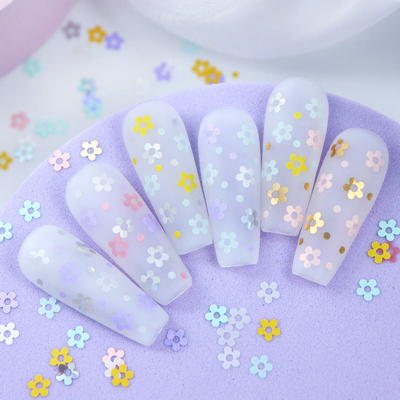 Nail Glitter Kit-06 Flowers 4mm