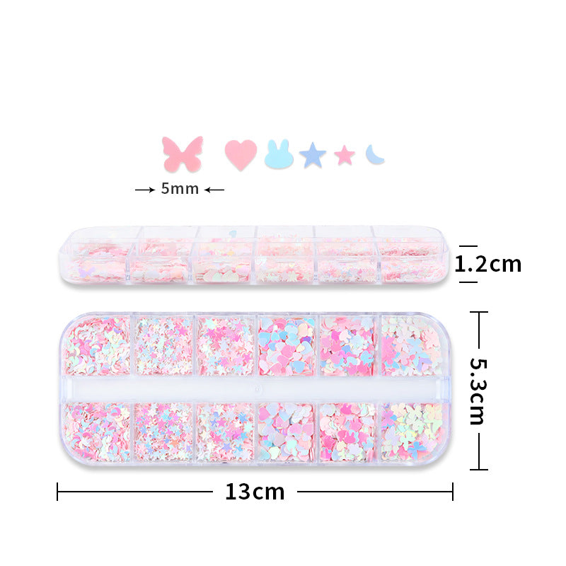 Nail Glitter Kit-07 Macarone Forest