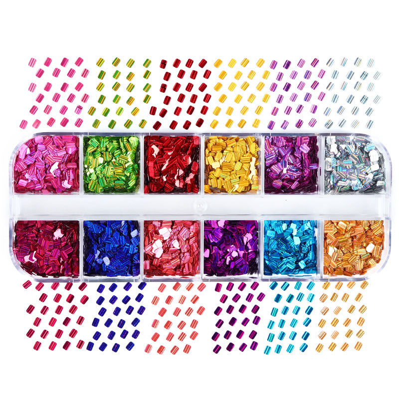 Nail Glitter Kit-17 Laser Mosaic