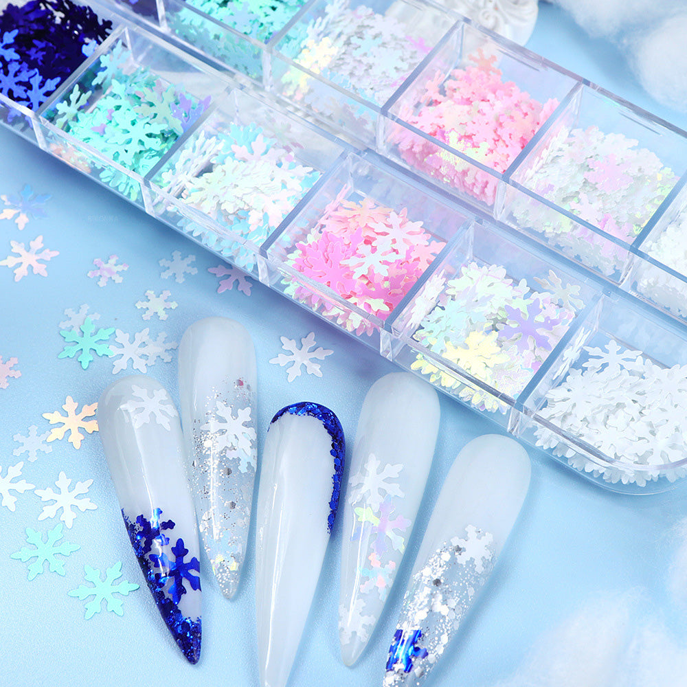 Nail Glitter Kit-20 Xmas Snowflake