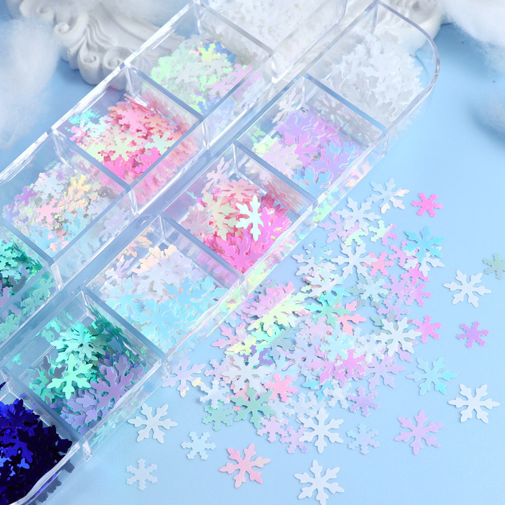 Nail Glitter Kit-20 Xmas Snowflake