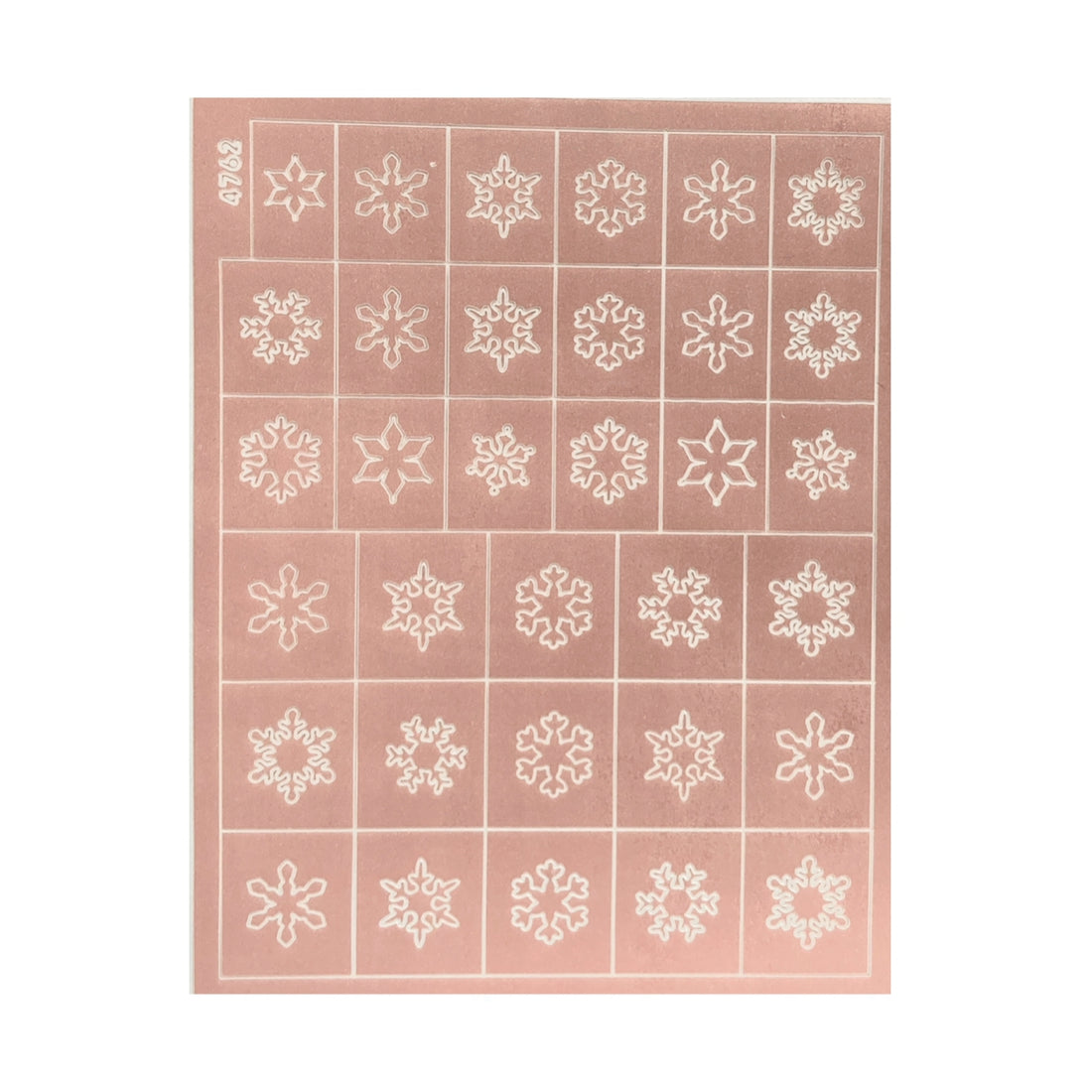 Ultra Thin Nail Sticker - Snowflake HO4762