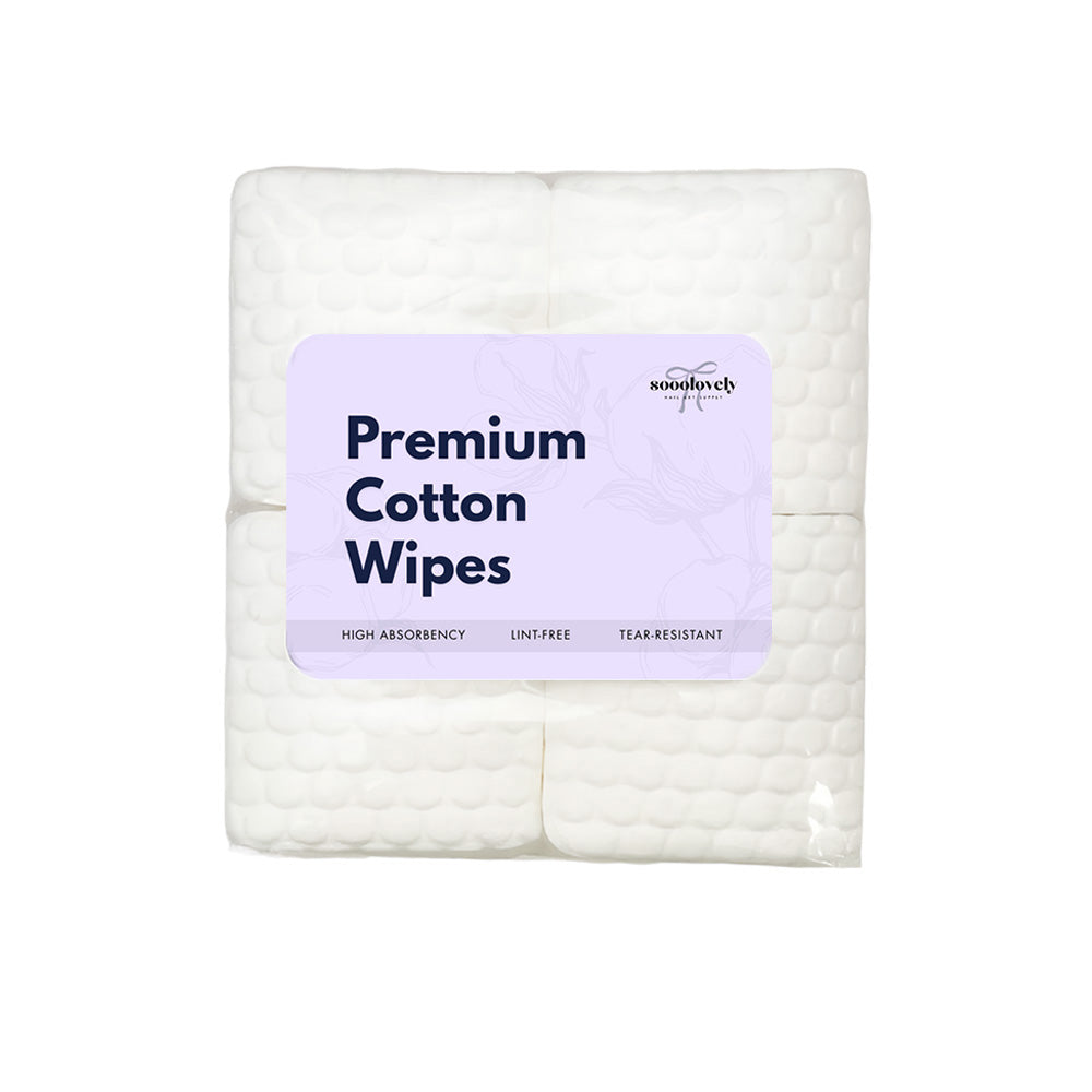 Premium Cotton Nail Wipes - 500pcs