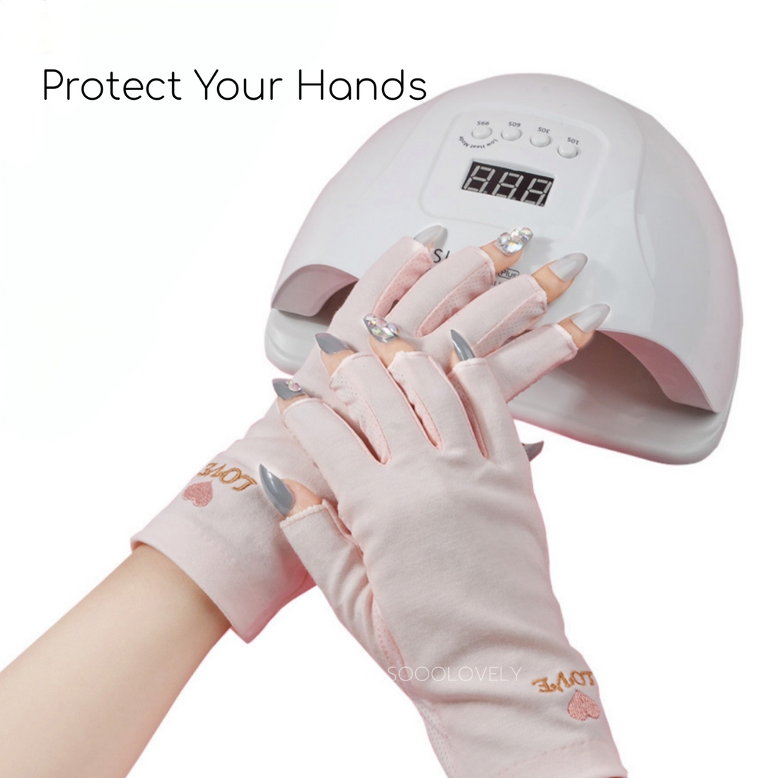 Anti UV Manicure Gloves