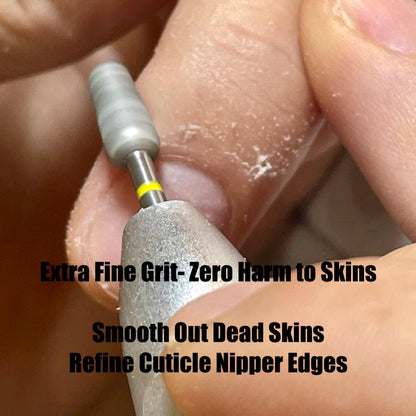 Diamond Efile Nail Bit- Pear Extra Fine