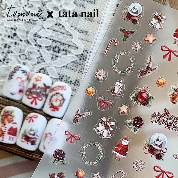 3D  Nail Sticker-Jolly Christmas TA161