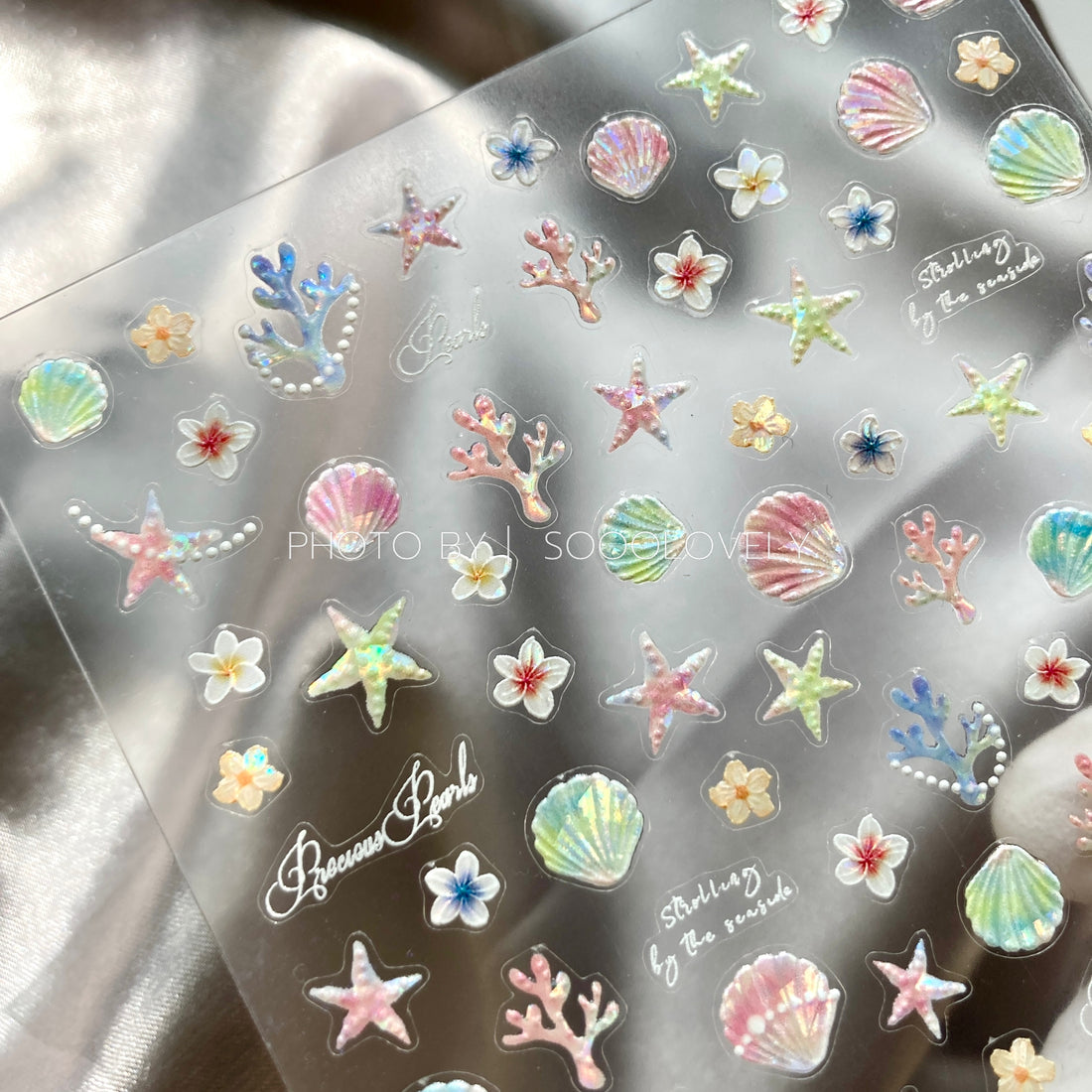 3D Nail Sticker - Embossed Sea Shell TO5074