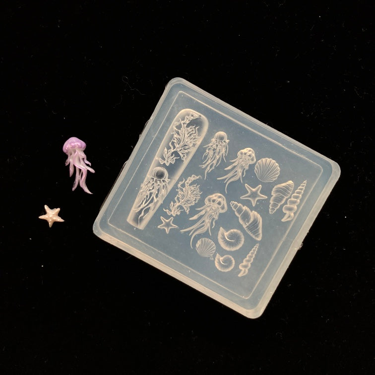 3D Nail Art Mold- Jelly Fish MD-820