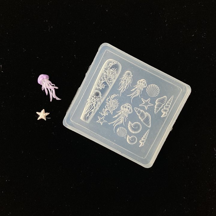 3D Nail Art Mold- Jelly Fish MD-820