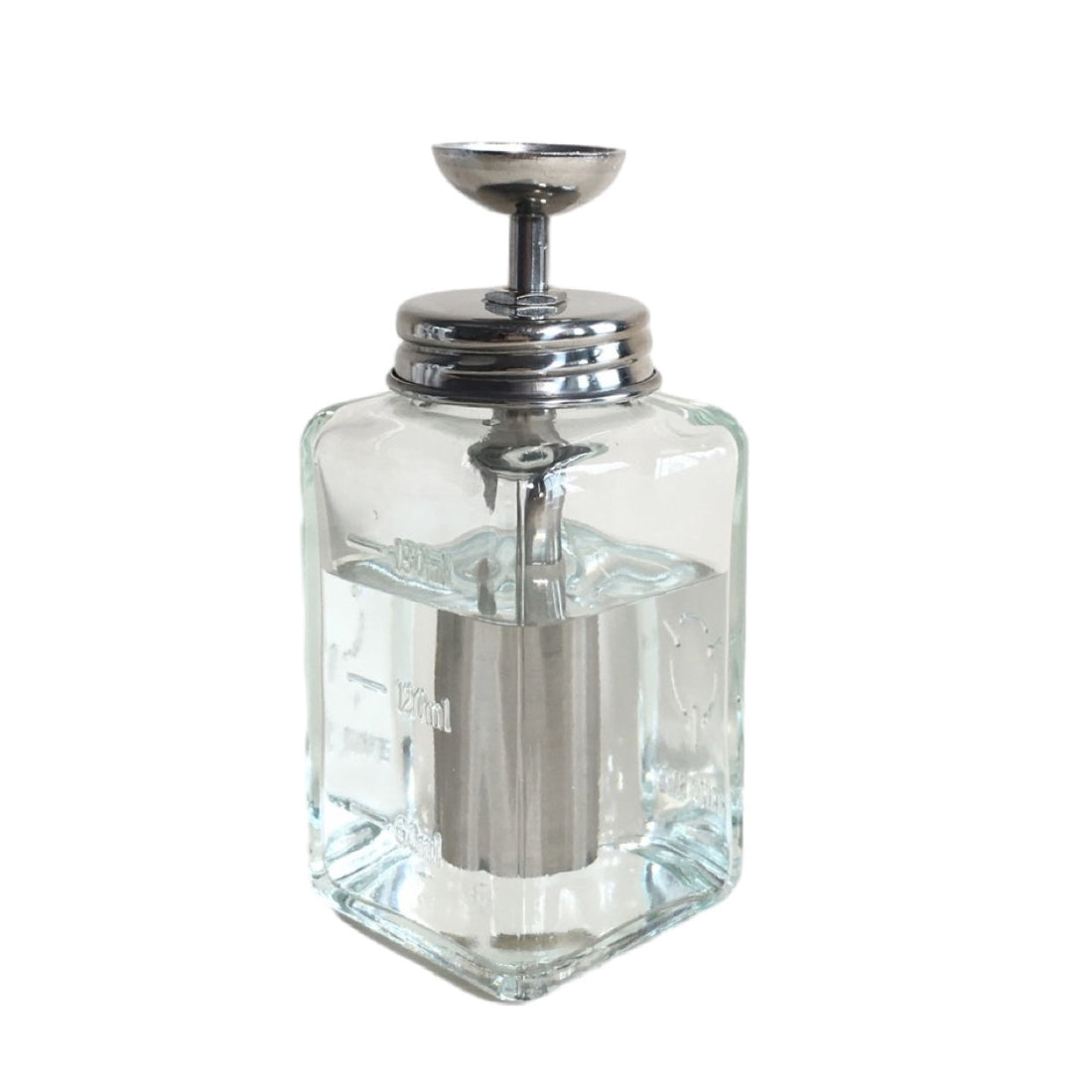 Glass Pump Dispenser Bottle for Nail Polish Remover