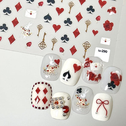 Ultra Thin Nail Sticker- Alice TA290