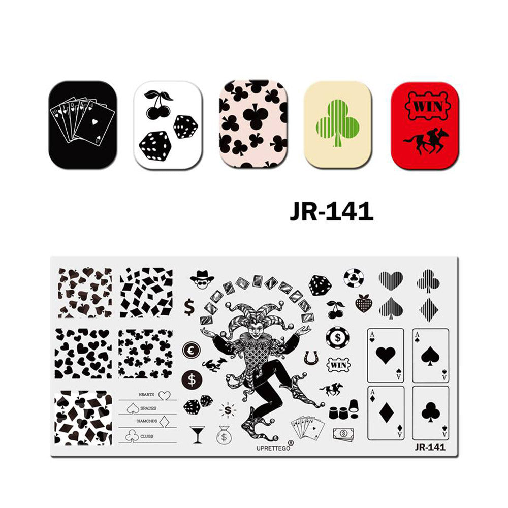 Nail Stamping Plate JR-141