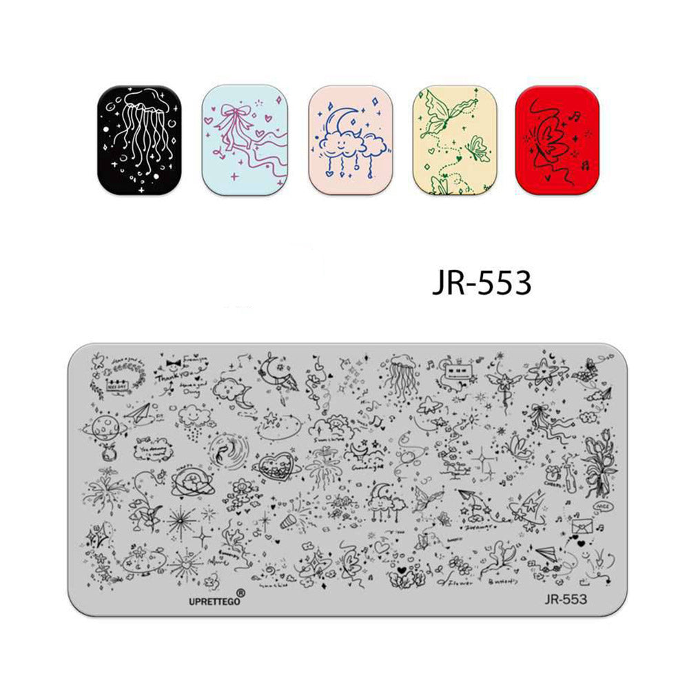 Nail Stamping Plate JR-553