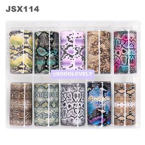 Nail Art Foil Box- JSX114 Pythonic