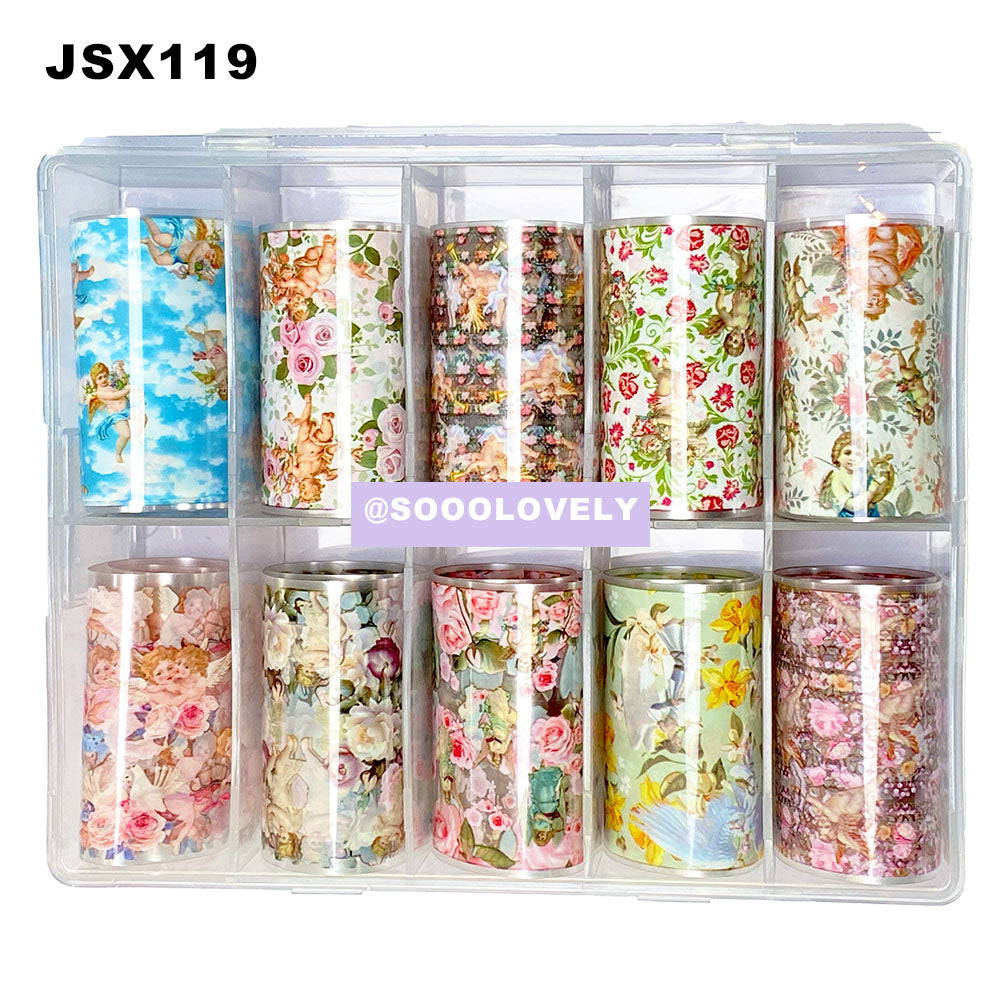 Nail Art Foil Box- JSX119 Angel