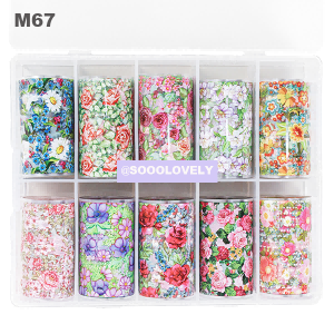 Nail Art Foil Box- M67 Spring Solo