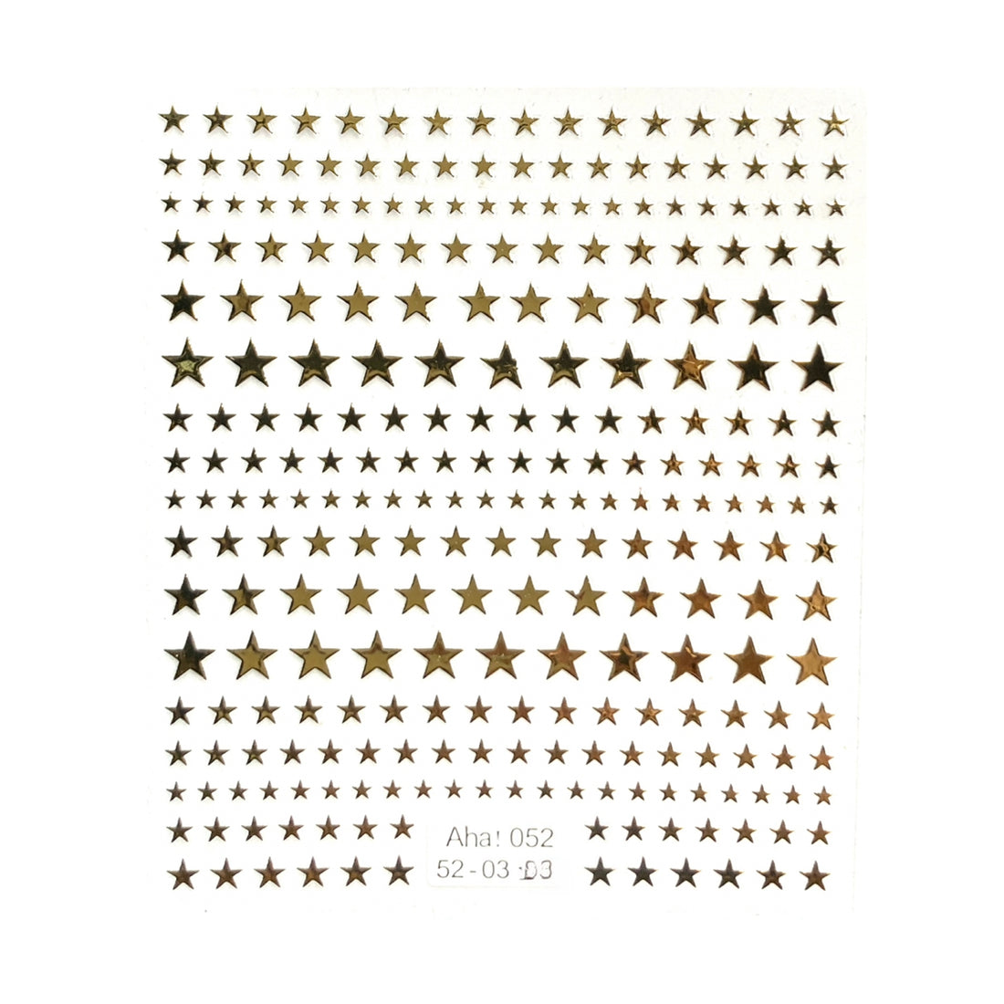 Ultra Thin Nail Sticker - Star PRO152-Gold