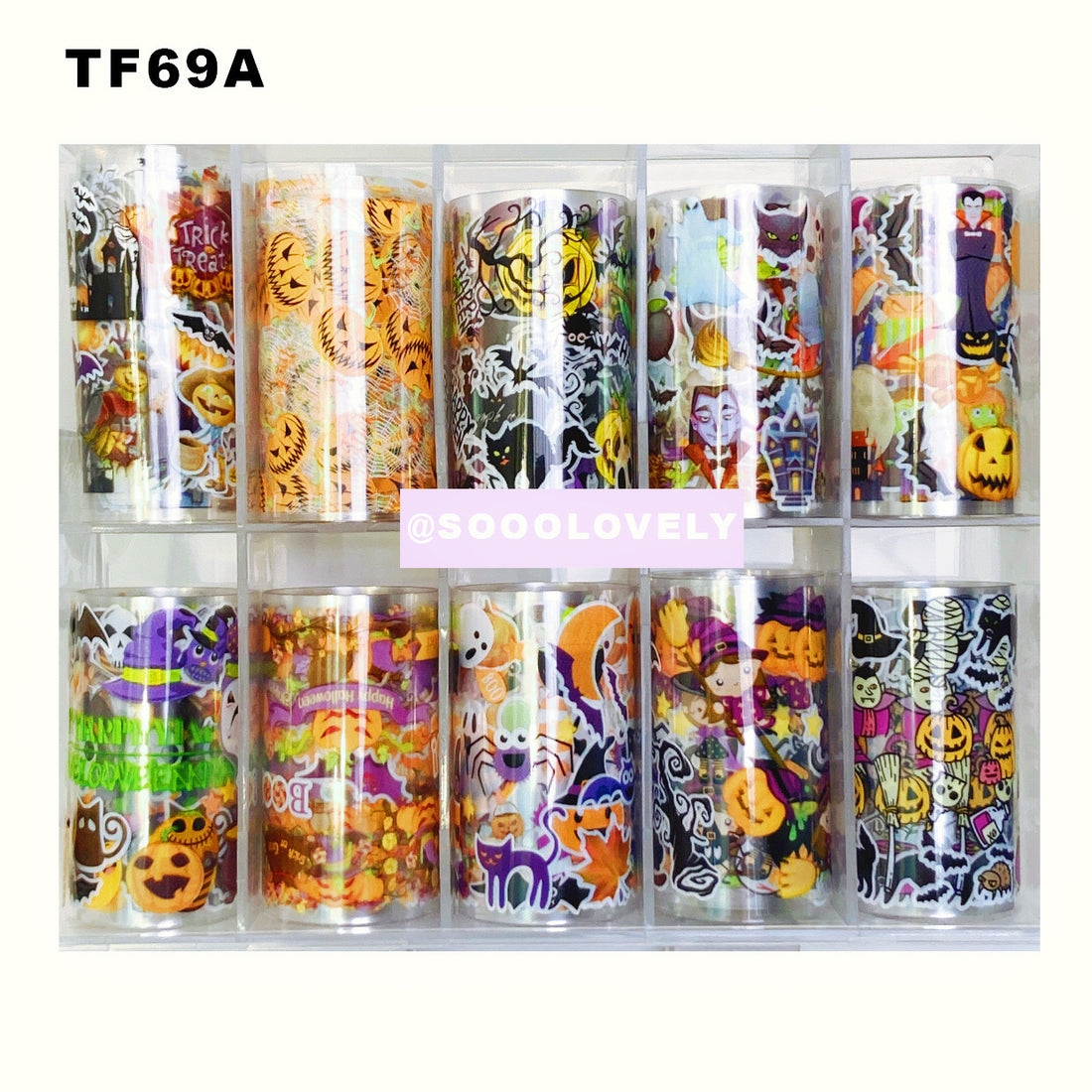 Nail Art Foil Box- TFB69A Halloween Party