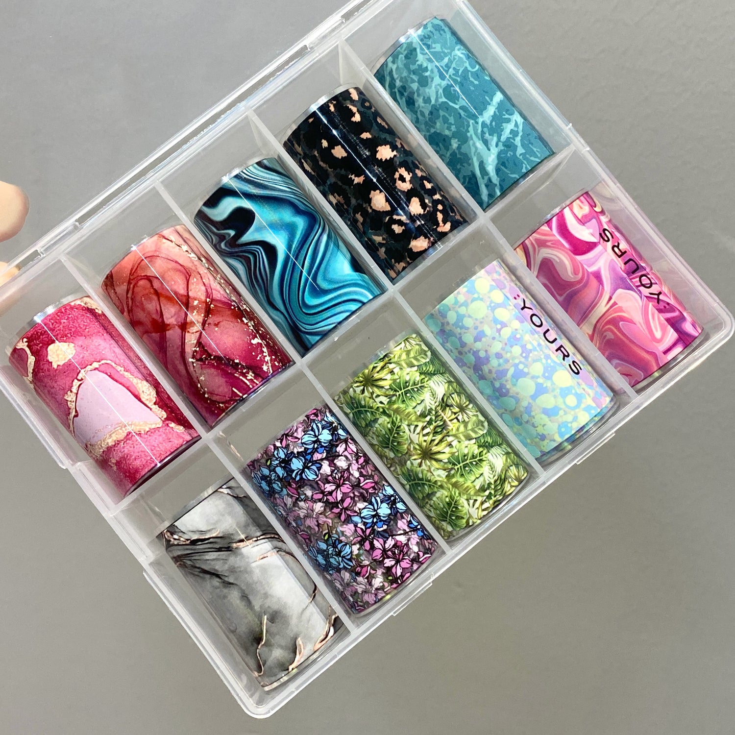 Nail Art Foil Box- TFB138 Marbling