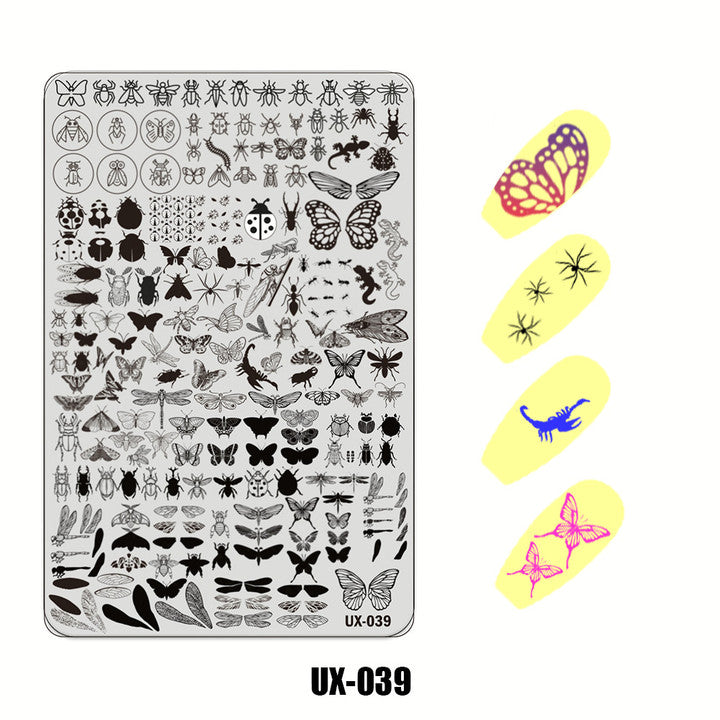 Nail Stamping Plate UX-039