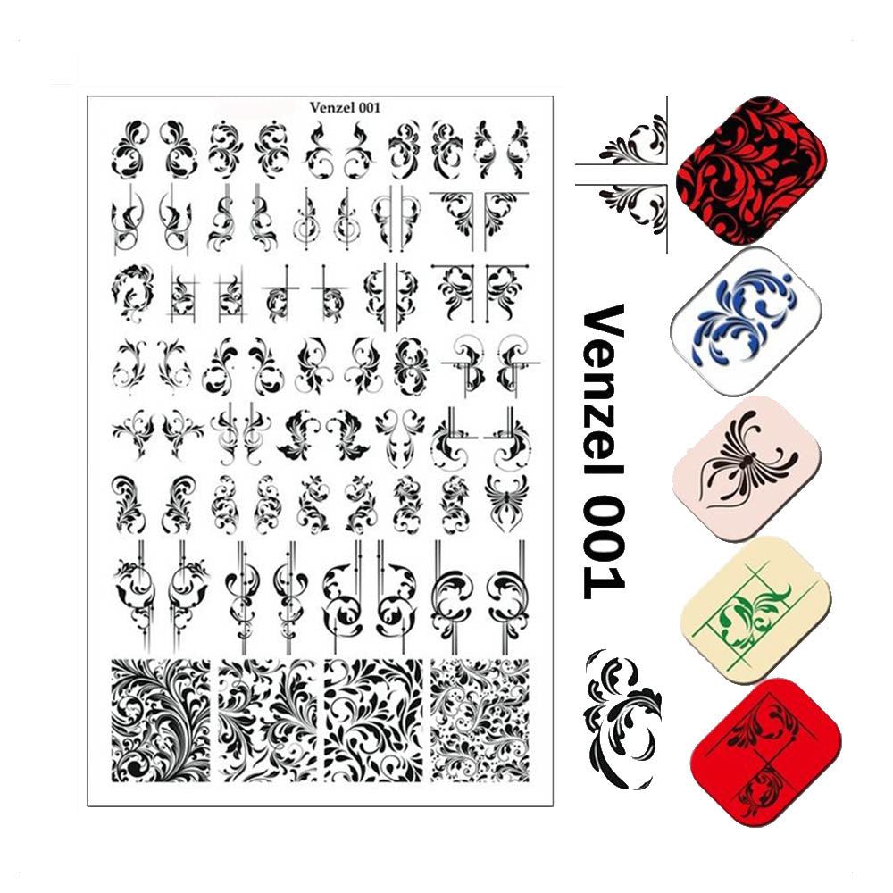 Nail Stamping Plate VN-001