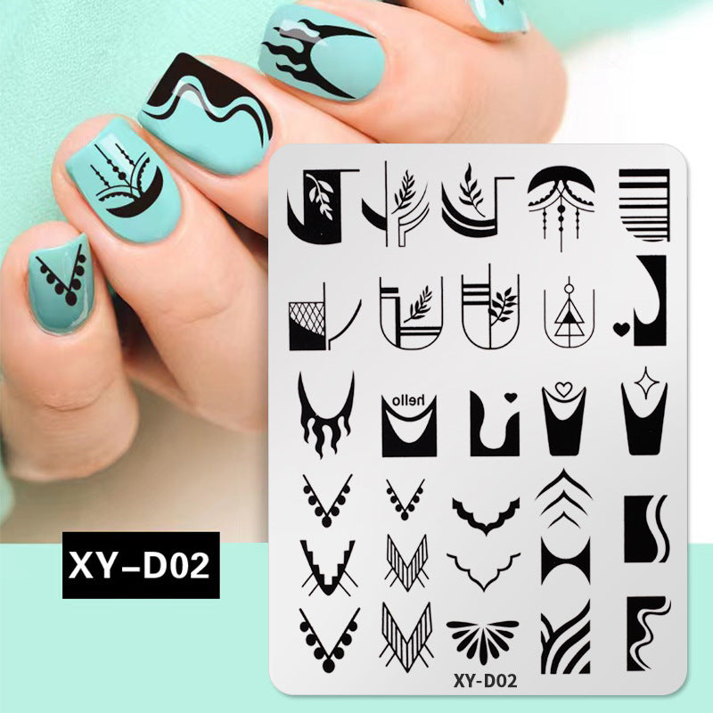 Nail Stamping Plate XY-D02