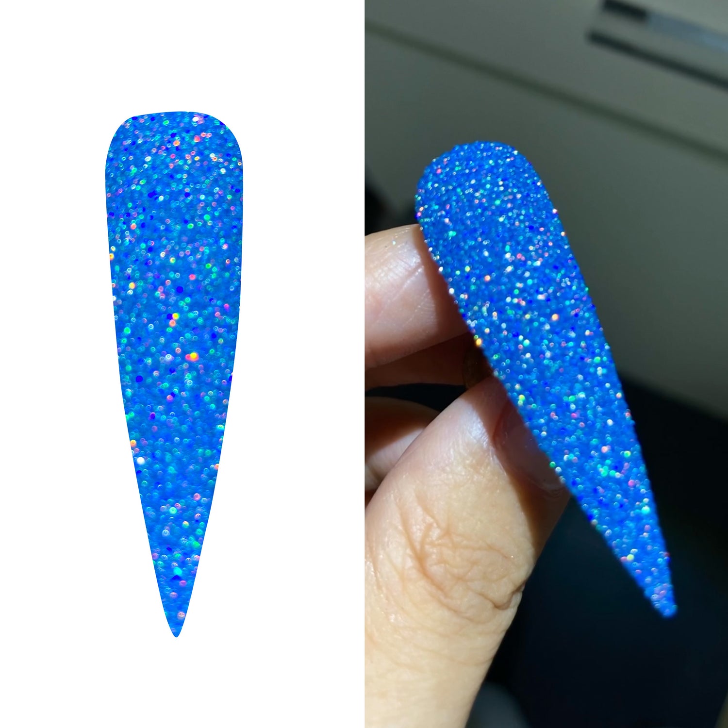 Nail Glitter-GLR06 Reflective Holo Royal Blue