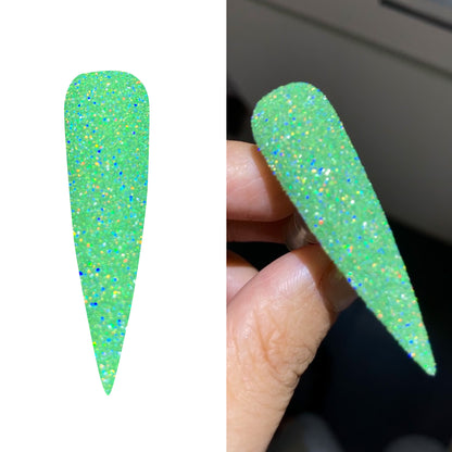 Nail Glitter-GLR05 Reflective Holo Lime