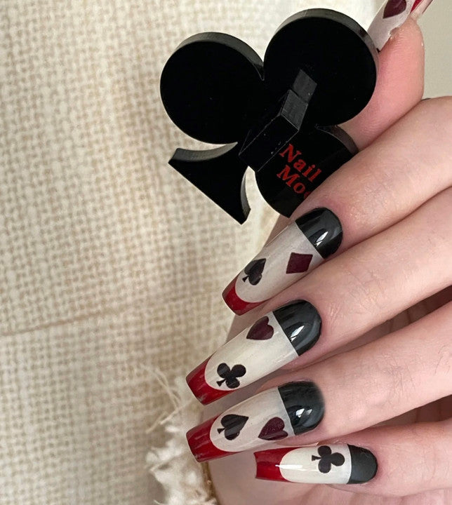 3D Nail Sticker- Poker Game I X046