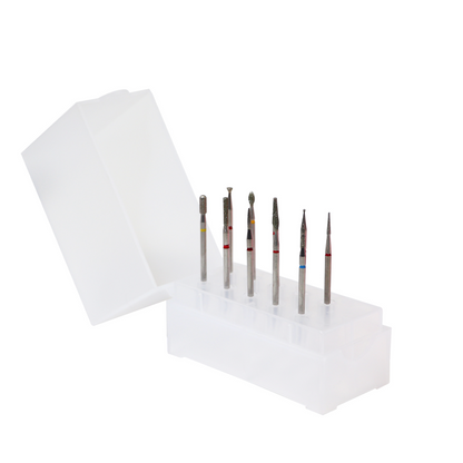 Dustproof Nail Drill Bits Organizer (10 Holes)