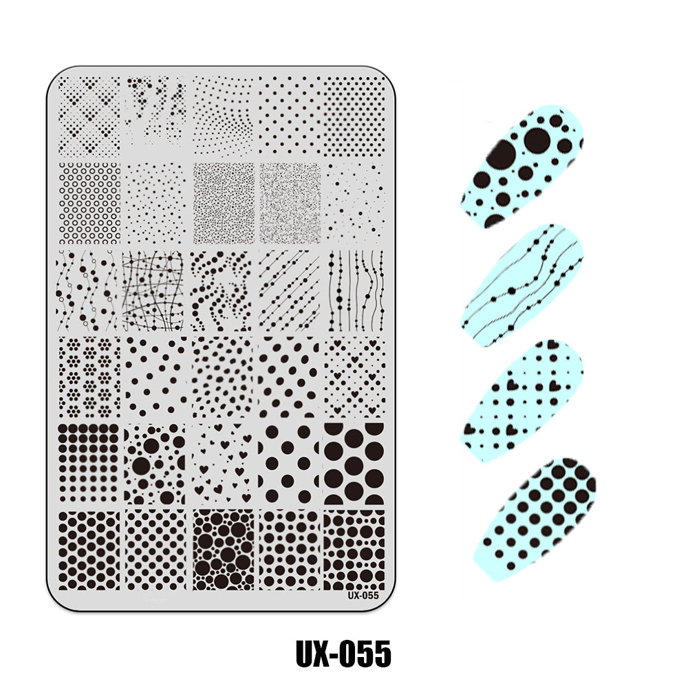 Nail Stamping Plate UX-055