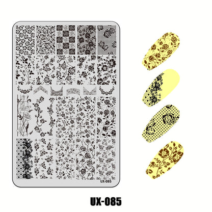 Nail Stamping Plate UX-085