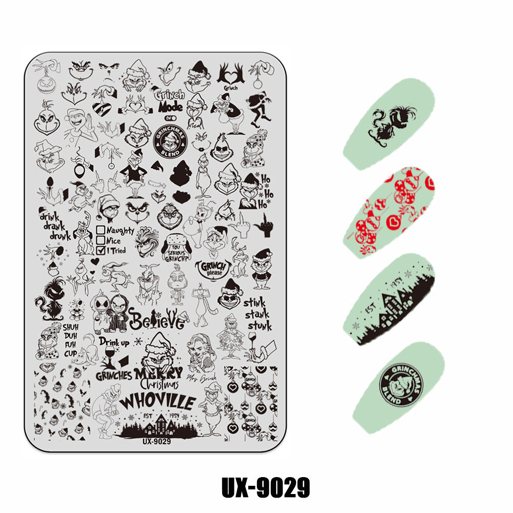 Nail Stamping Plate UX-9029